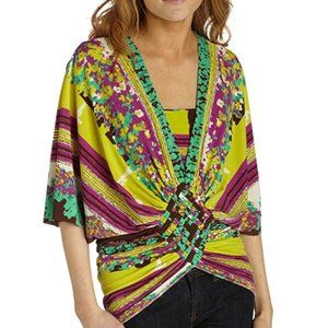 Rampage Juniors Kimono Sleeve Blouse L